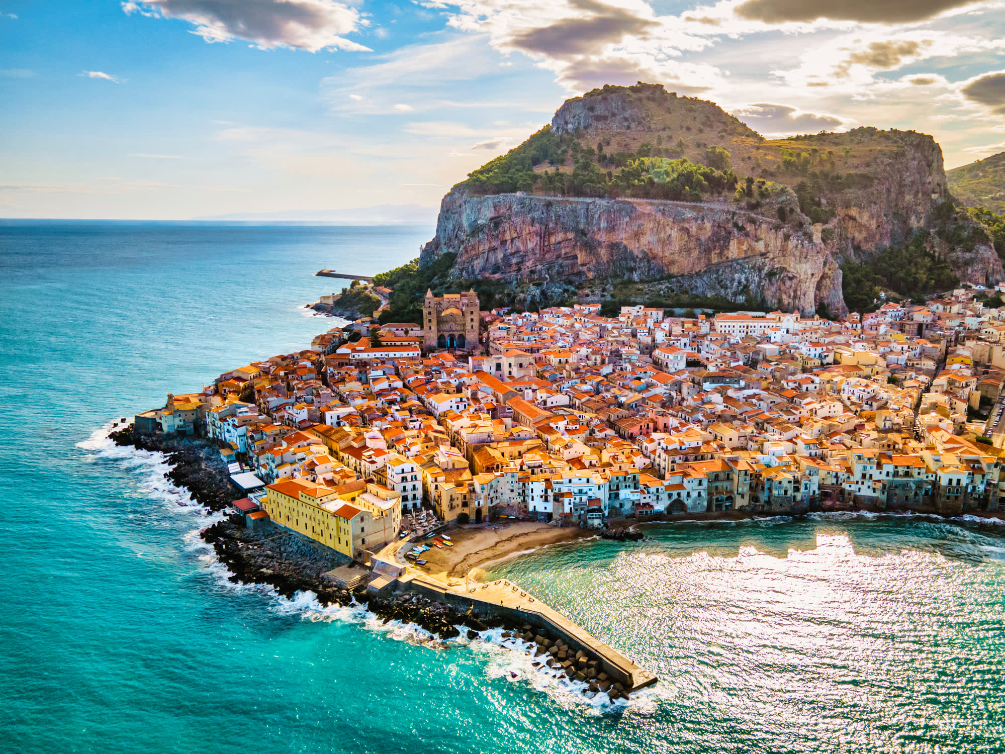 Cefalu, medieval village of Sicily island, Province of Palermo, Italy