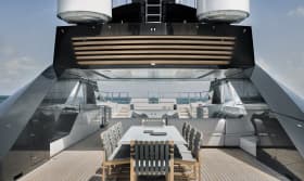 ENTOURAGE 197ft Amels luxury yacht for sale - sundeck
