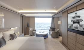 ENTOURAGE 197ft Amels luxury yacht for sale - stateroom