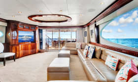 LE REVE 110ft Lazzara Yachts luxury yacht charter - main salon