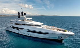 MEDIALLY 152ft Baglietto sold superyacht - profile view