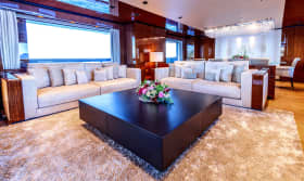 MEDIALLY 152ft Baglietto sold superyacht - main salon