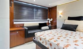 A SHURE THING 63ft Princess sold superyacht - stateroom