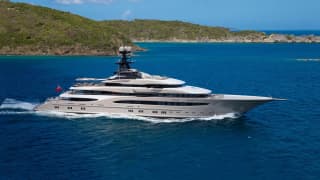 WHISPER 312ft Lurssen superyacht charter - profile view