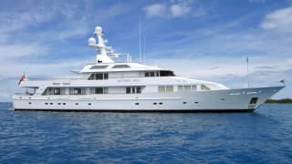 BATTERED BULL 171ft Feadship completed superyacht - profile view