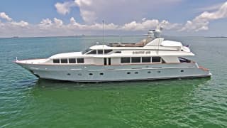 DOROTHY ANN 126ft Trinity Yachts sold superyacht - profile view