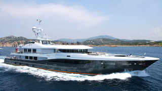 ENGELBERG 180ft Amels sold superyacht - profile view