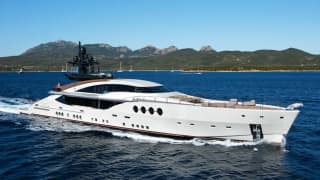 LADY M 213ft Palmer Johnson completed superyacht - profile view