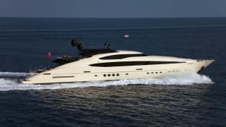 VANTAGE 150ft Palmer Johnson completed superyacht - profile view