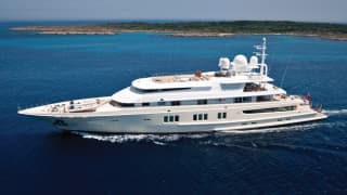 CORAL OCEAN 238ft Lurssen sold superyacht - profile view