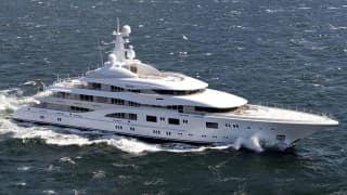 VALERIE 279ft Lurssen completed superyacht - profile view