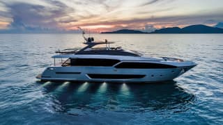 MEMORIES 94ft Riva luxury motor yacht - profile view