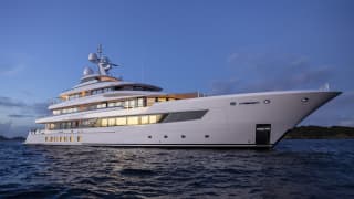 ASIA 200ft Royal Hakvoort new build superyacht - profile view