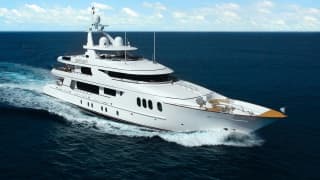 AMICA MEA 152ft Royal Hakvoort luxury yacht charter - profile view