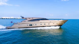 FIVE WAVES 118ft AB Yachts sold superyacht - profile view