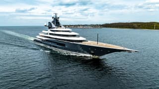 KISMET 400ft Lurssen new build superyacht - profile view