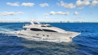LE REVE 110ft Lazzara Yachts luxury yacht charter - profile view