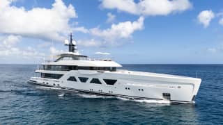 MEMORIES 197ft Amels luxury motor yacht - profile view