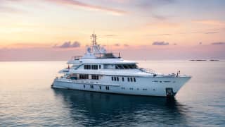 MYSTIC 151ft CMB Yachts luxury motor yacht - profile view