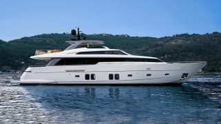 RITA 95ft Sanlorenzo luxury motor yacht - profile view