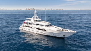 TASIA 158ft Feadship sold superyacht - profile view