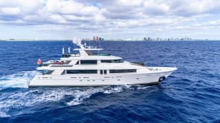TASIA 131ft Westport Yachts sold superyacht - profile view