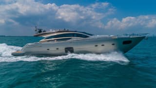 GROOT 82ft Pershing sold superyacht - profile view