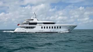 BELLA 146ft Feadship sold superyacht - profile view