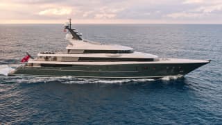 PHOENIX 2 296ft Lurssen superyacht charter - profile view