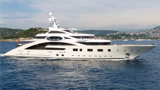 ACE 285ft Lurssen luxury superyacht - profile view