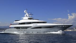 APOSTROPHE 130ft Royal Hakvoort completed superyacht - profile view