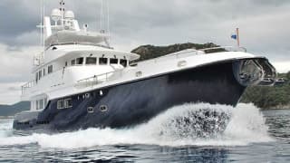 VOLGA 86ft Nordhavn completed superyacht - profile view