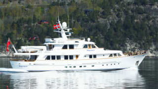 SAGAMAR 111ft Royal Hakvoort luxury motor yacht - profile view