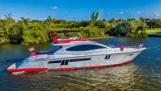 78 Lazzara LSX 78ft Lazzara Yachts luxury motor yacht - profile view