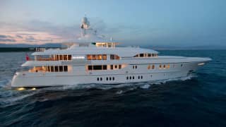 SOLEMATES 197ft Lurssen luxury motor yacht - profile view