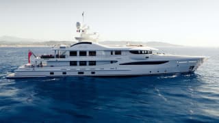 STEP ONE 180ft Amels completed superyacht - profile view