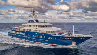BELLA VITA 247ft Lurssen completed superyacht - profile view