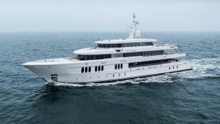 TOP FIVE II 200ft Royal Hakvoort luxury superyacht - profile view