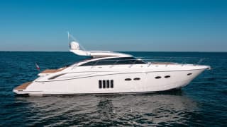 A SHURE THING 63ft Princess luxury motor yacht - profile view