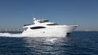 CA’D’ZAN 80ft Hatteras sold superyacht - profile view