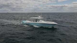 KALEEN TOO 42ft HCB luxury motor yacht - profile view
