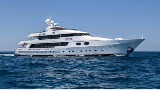 TOP FIVE 157ft Christensen sold superyacht - profile view