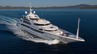 MINE GAMES 203ft Benetti sold superyacht - profile view