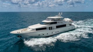 TASIA 112ft Westport Yachts luxury motor yacht - profile view