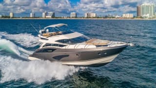 WRECKLESS 50ft Marquis luxury motor yacht - profile view