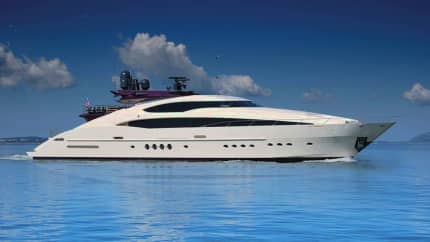 CLIFFORD II 150ft Palmer Johnson sold superyacht - profile view