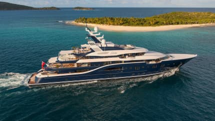 SOLANDGE Lurssen superyacht charter | Moran Yacht & Ship