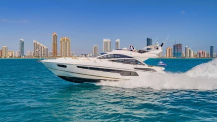 ACCREWED INTEREST 68ft Sunseeker sold superyacht - profile view