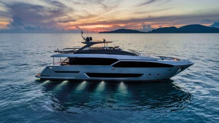 MEMORIES 94ft Riva sold superyacht - profile view