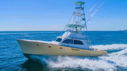 BIG WEDNESDAY 43ft Merritt Boat Works sold superyacht - profile view